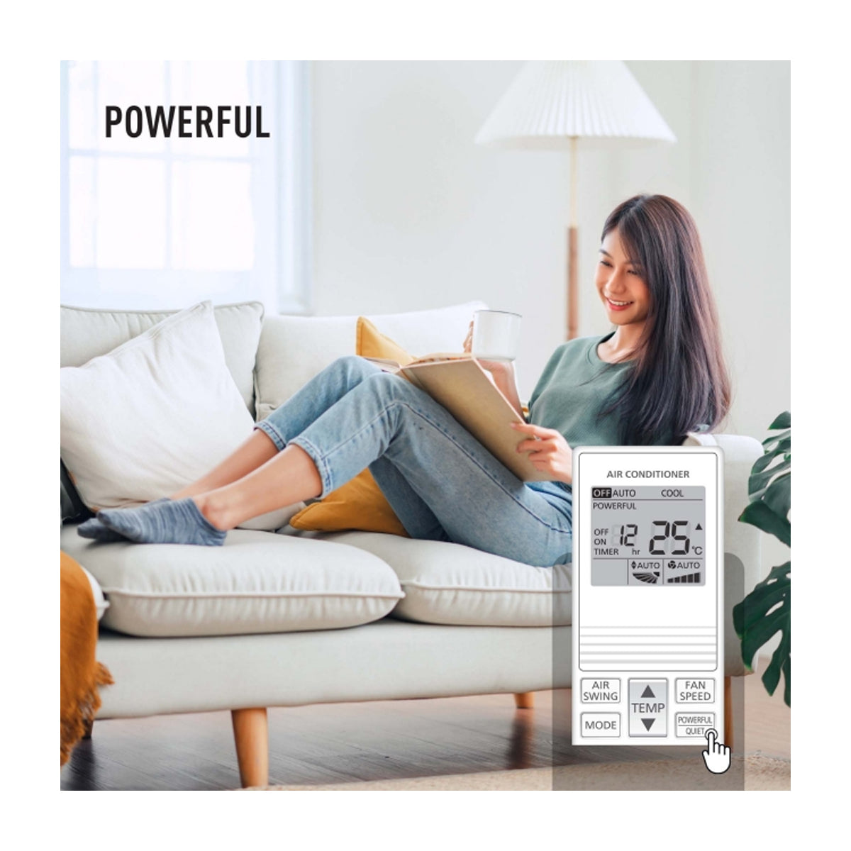 Panasonic Aire Acondicionado Split Inverter 34,133 BTU | SEER 21 | PU | Enfriamiento Rápido | Blue Fin Condenser | 220v | Blanco