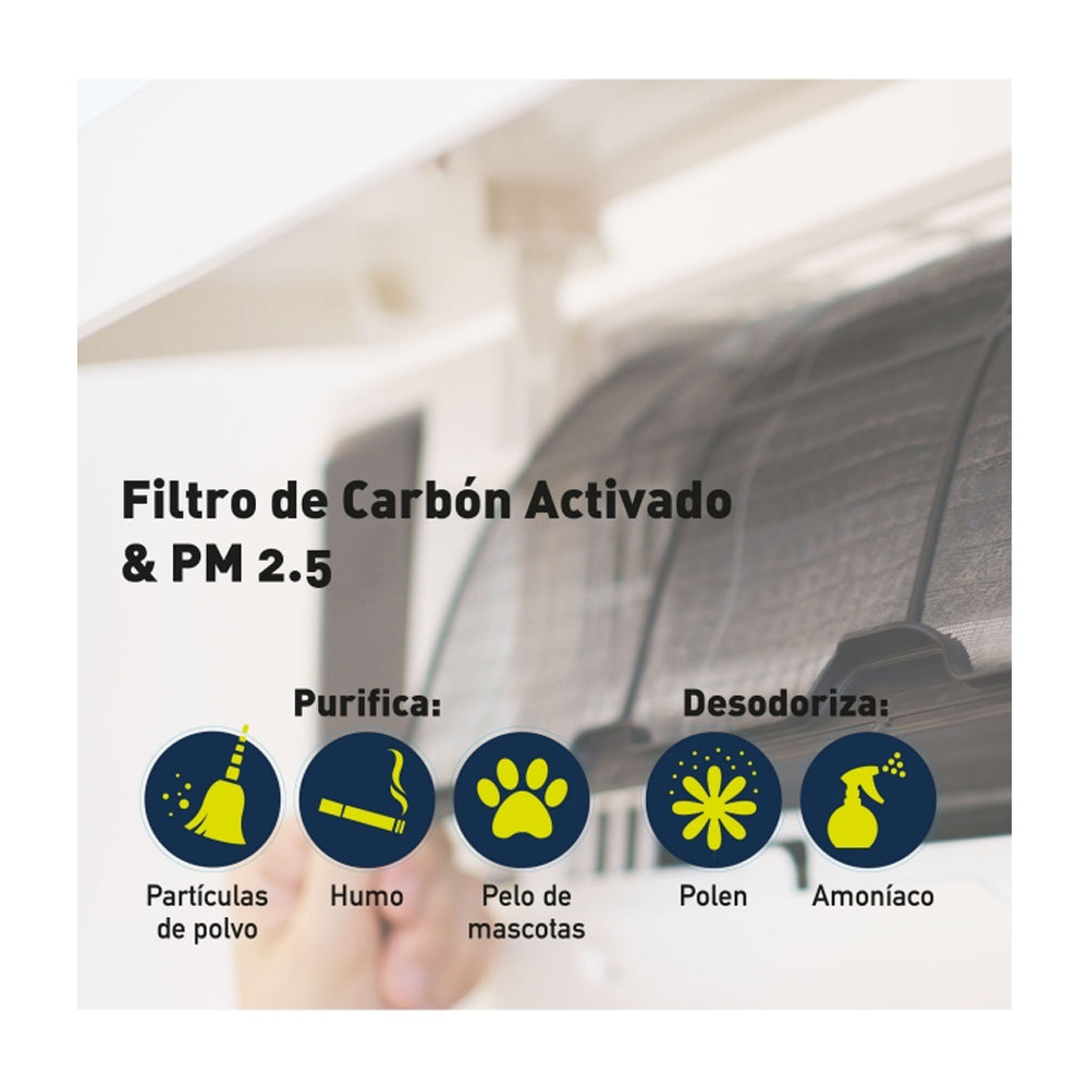 Panasonic Aire Acondicionado Split Inverter 24,055 BTU | SEER 21 | YU | Enfriamiento Rápido | Blue Fin Condenser | IFeel | 220v | Blanco