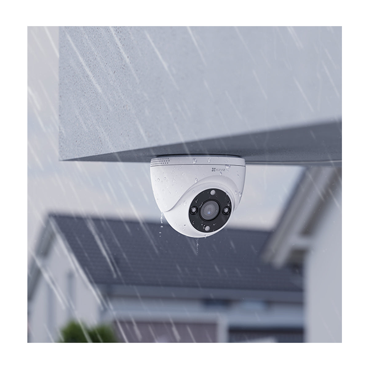 EZVIZ H4 PoE 2K Cámara de Seguridad WiFi para Casa | 2K | Visión Nocturna a Color | Alarma con Luz y Sonido | IP67 | Tecnología de Vídeo H.265