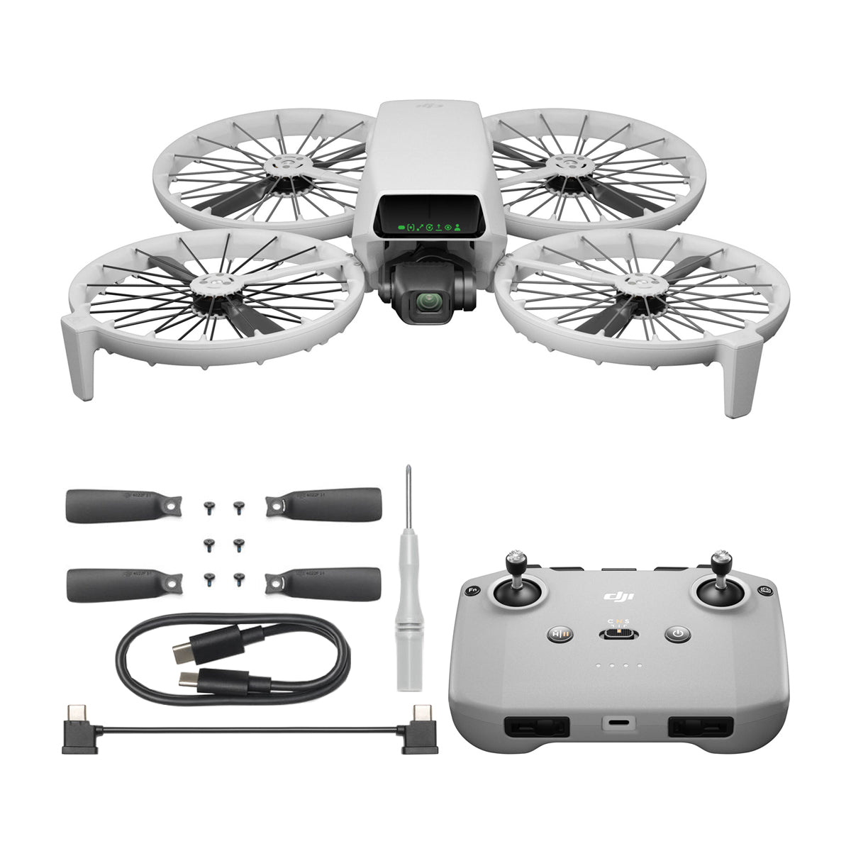 DJI Flip Drone | Quadcopter | 48MP | Video 4K | OcuSync 4.0 | ActiveTrack 4.0 | 31 Min