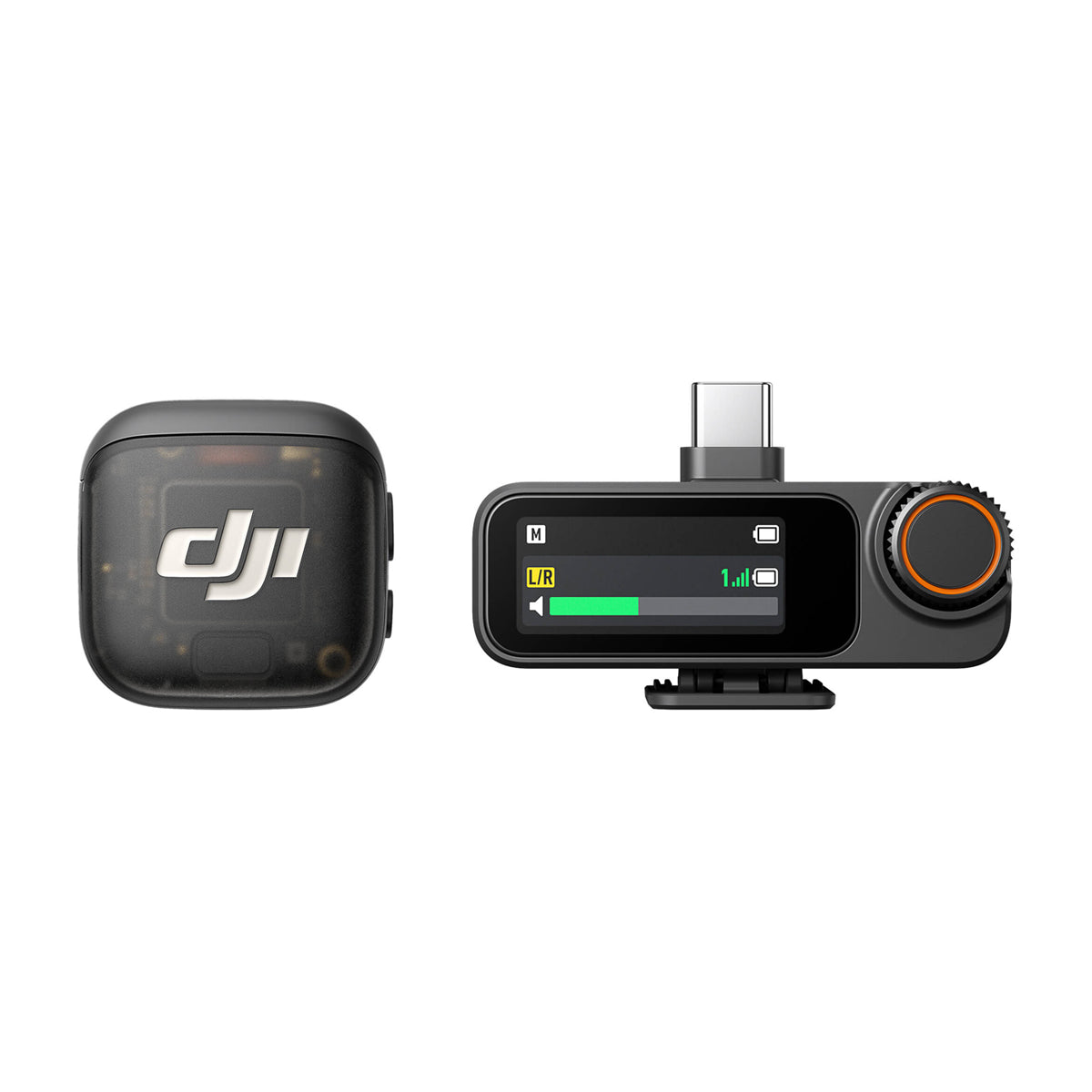 DJI Mic 3 Micrófono Inalámbrico | 1 Transmisor | 1 Receptor | Para Cámaras Profesionales, Smartphones, Tablets y Computadoras | Negro
