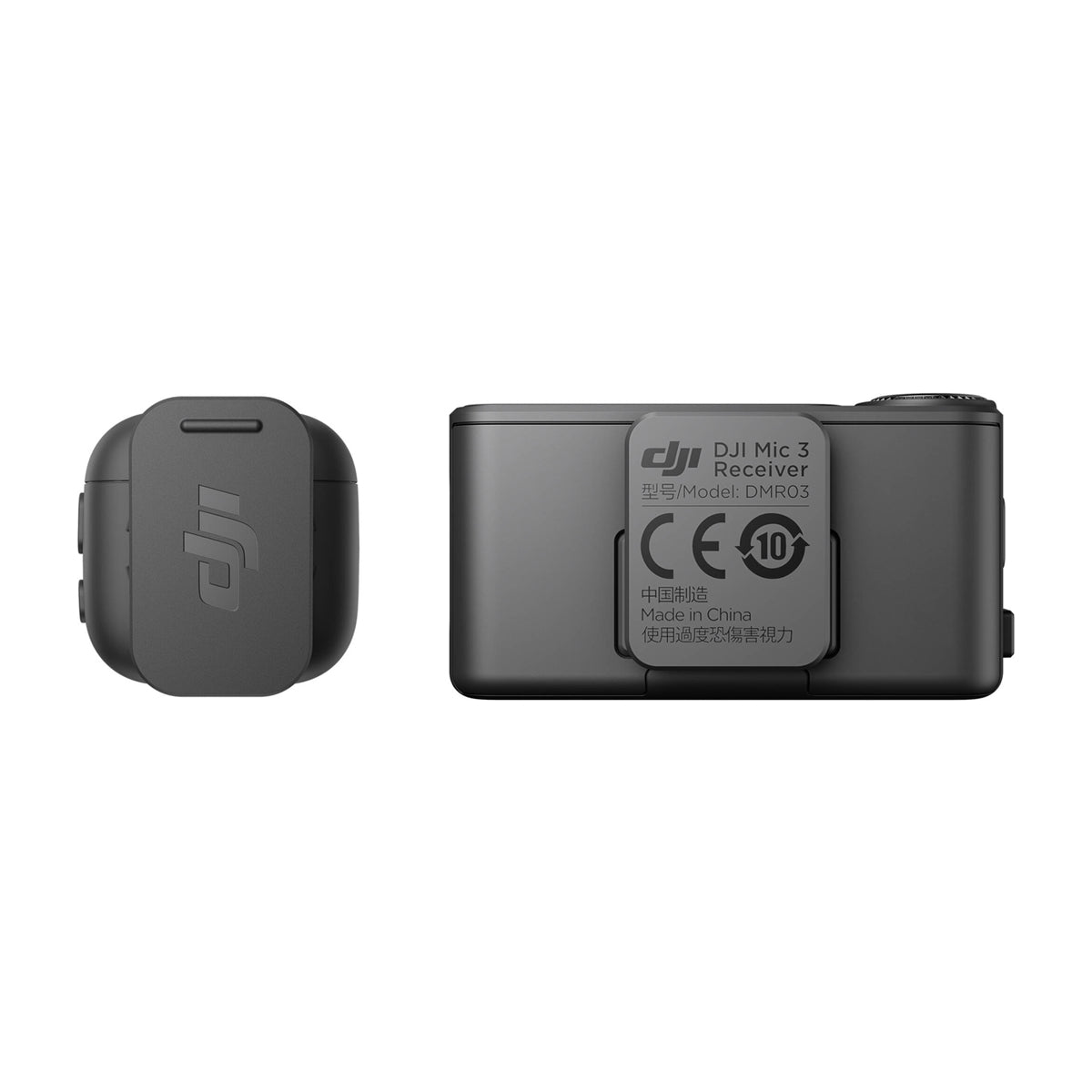 DJI Mic 3 Micrófono Inalámbrico | 1 Transmisor | 1 Receptor | Para Cámaras Profesionales, Smartphones, Tablets y Computadoras | Negro