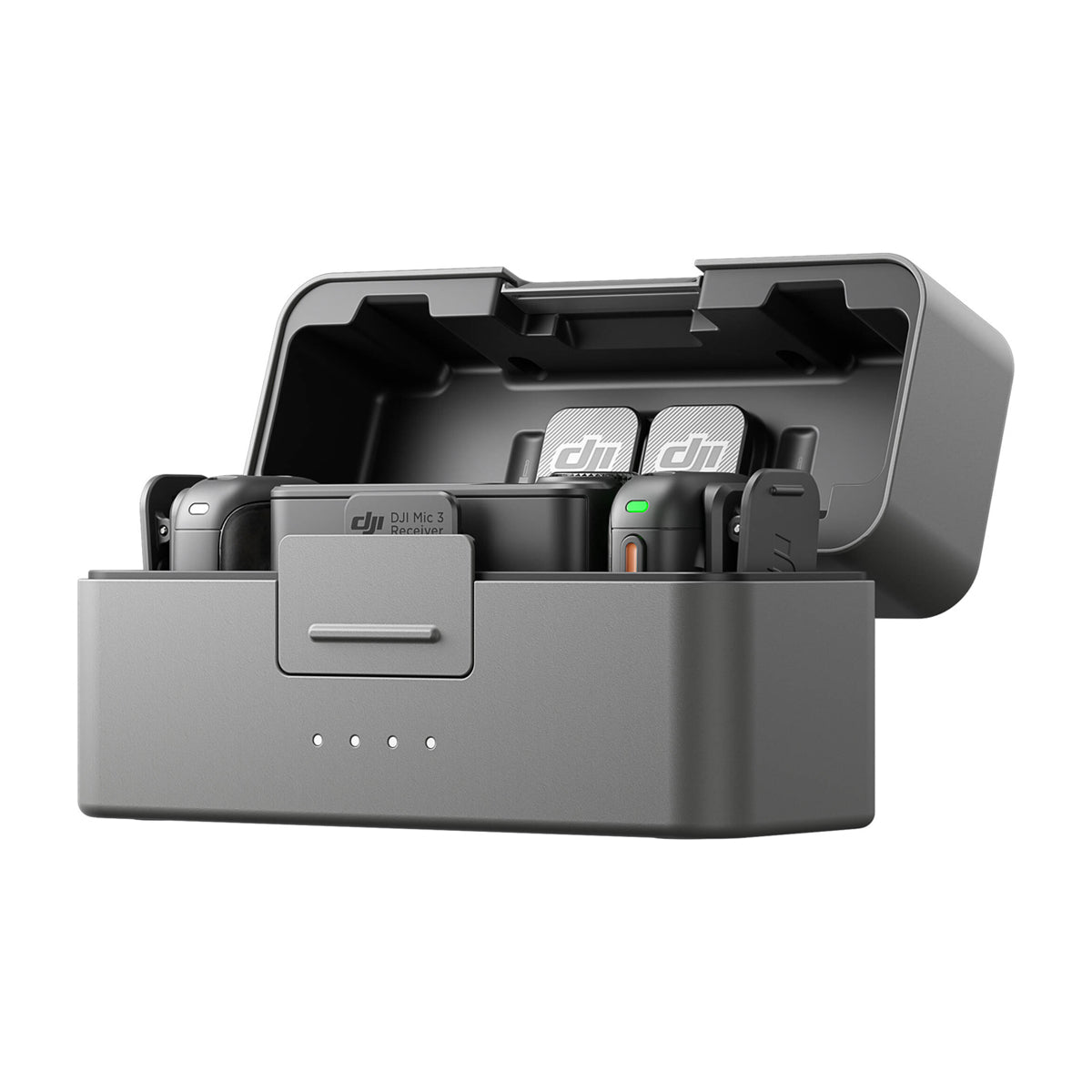 DJI Mic 3 Sistema de Micrófono Inalámbrico Doble Canal | 2 Transmisores | Para Cámaras Profesionales, Smartphones, Tablets y Computadoras | Negro