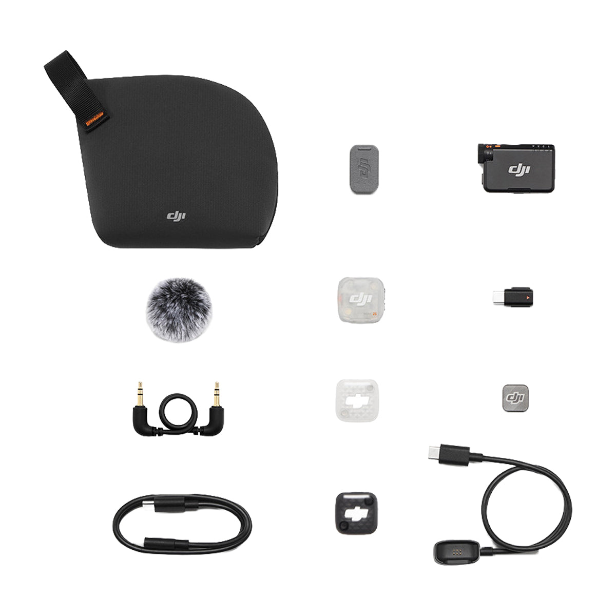 DJI Mic Mini 2S Micrófono Inalámbrico | 1 Transmisor | 1 Receptor | Para Cámaras Profesionales, Smartphones, Tablets y Computadoras | Cubierta Magnética Intercambiable