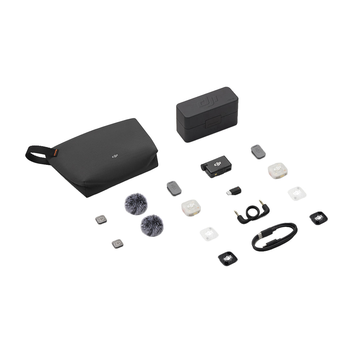DJI Mic Mini 2S Sistema de Micrófono Inalámbrico Doble Canal | 2 Transmisores | 1 Receptor | Para Cámaras Profesionales, Smartphones, Tablets y Computadoras | Cubierta Magnética Intercambiable