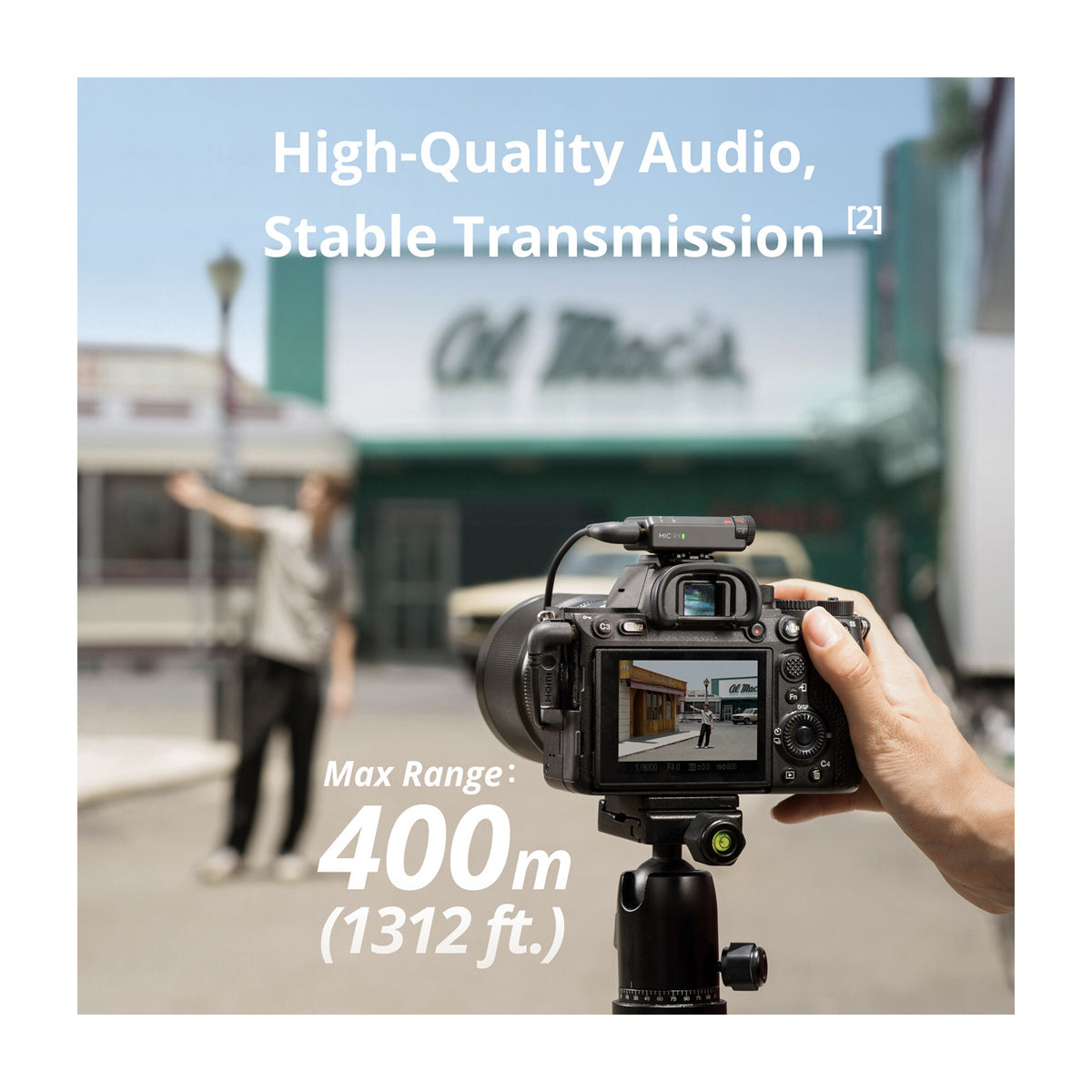 DJI Mic Mini Sistema de Micrófono Inalámbrico Doble Canal | 2 Transmisores | Para Cámaras Profesionales, Smartphones, Tablets y Computadoras | Negro