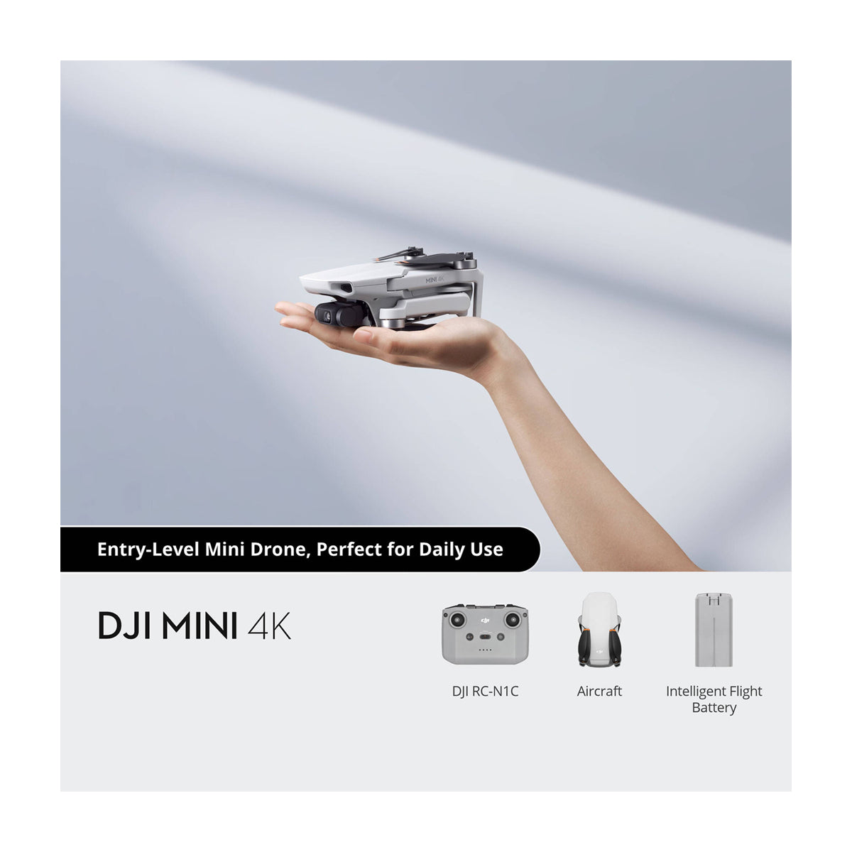 DJI Mini 4K Drone | Quadcopter | 12MP | Video 4K | OcuSync 2.0 | 31 Min