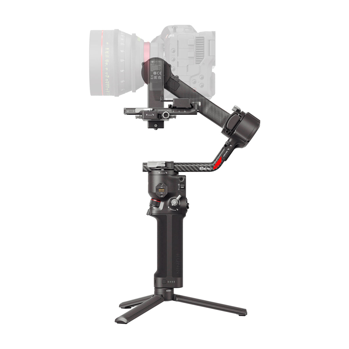 DJI RS 4 Pro Combo Gimbal para Cámaras | Estabilizador de 3-Ejes | Motor Focus Pro | ActiveTrack Pro | OLED Touchscreen | 13H | Negro