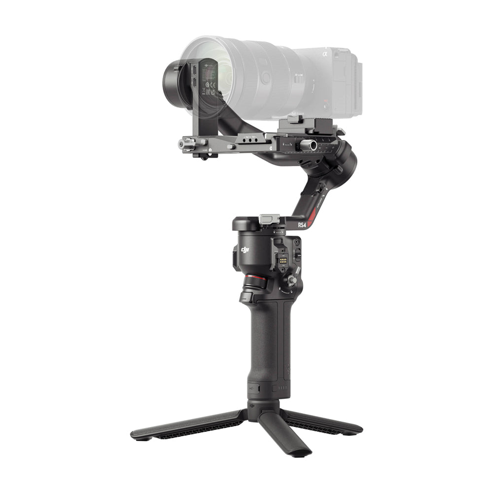 DJI RS 4 Gimbal para Cámaras | Estabilizador de 3-Ejes | OLED Touchscreen | 12H | Negro