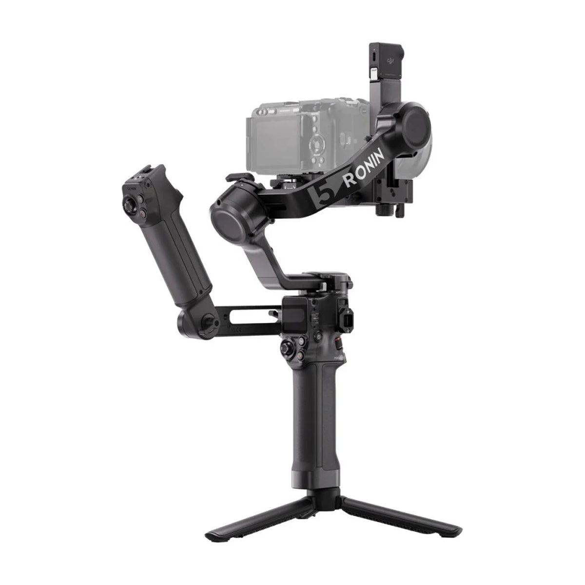 DJI RS 5 Combo Gimbal para Cámaras | Estabilizador de 3-Ejes | Motor Focus Pro | OLED Touchscreen | 14H | Negro