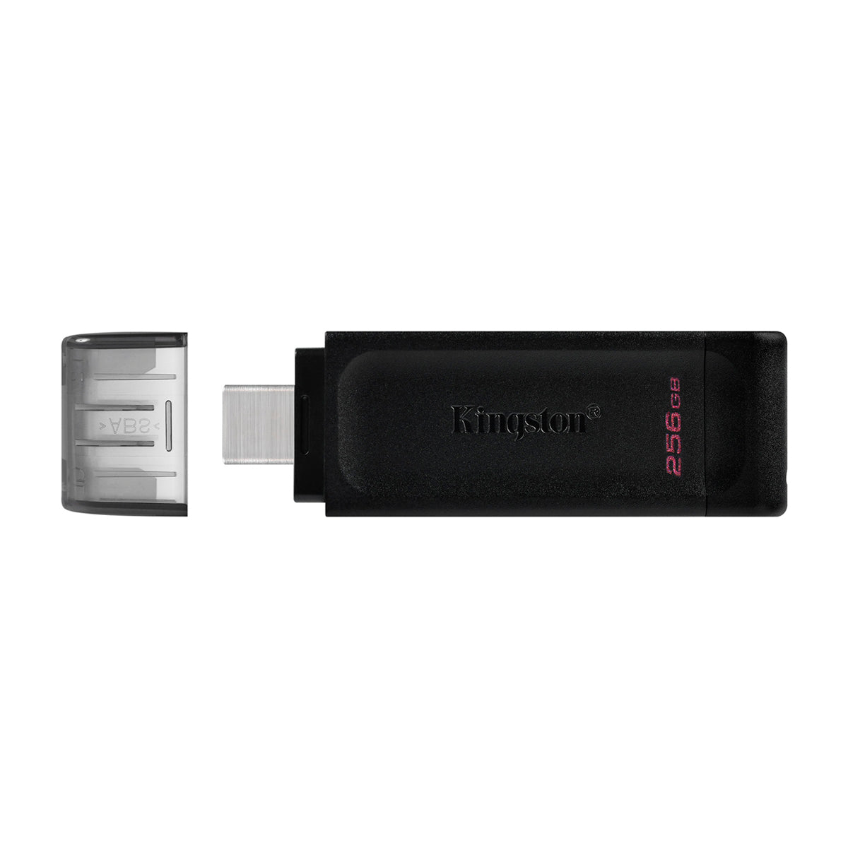 Kingston Memoria USB C de 256GB | USB 3.2 | Negro