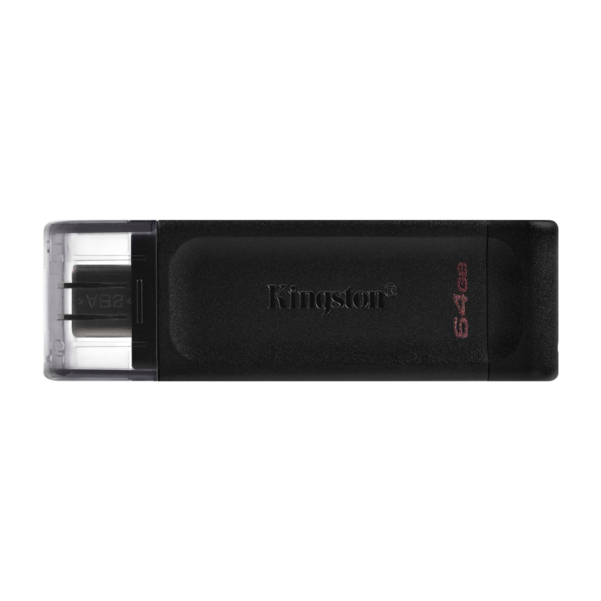 Kingston Memoria USB C de 64GB | USB 3.2 | Negro