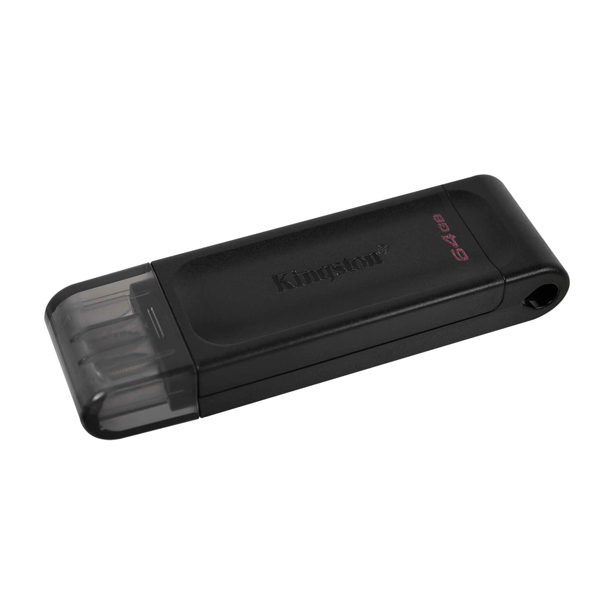 Kingston Memoria USB C de 64GB | USB 3.2 | Negro