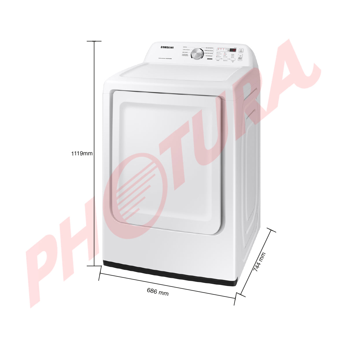 Samsung Secadora a Gas de Carga Frontal | Sensor Dry | Moisture Sensor | Puerta Reversible | 22kg