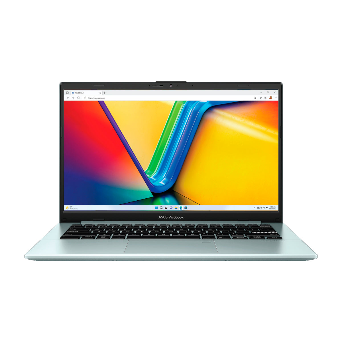 Asus Vivobook Go Laptop 14" FHD, AMD Ryzen 5 7520U, 16GB RAM, 512GB SSD, AMD Radeon, Lector de Huellas, Audio SonicMaster, Windows 11 Home | Gris Verde