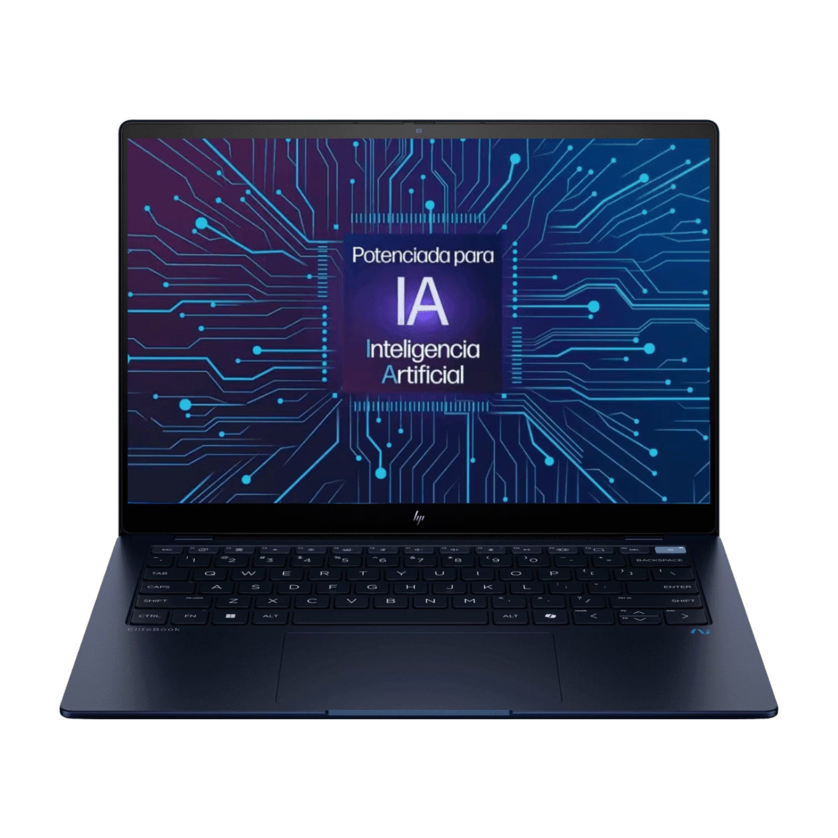 HP EliteBook Ultra G1q Laptop 14" 2.2K Táctil, Snapdragon X Elite X1E-78-100, 16GB RAM, 1TB SSD, Qualcomm Adreno, Audio Poly Studio, Windows 11 Professional | Azul