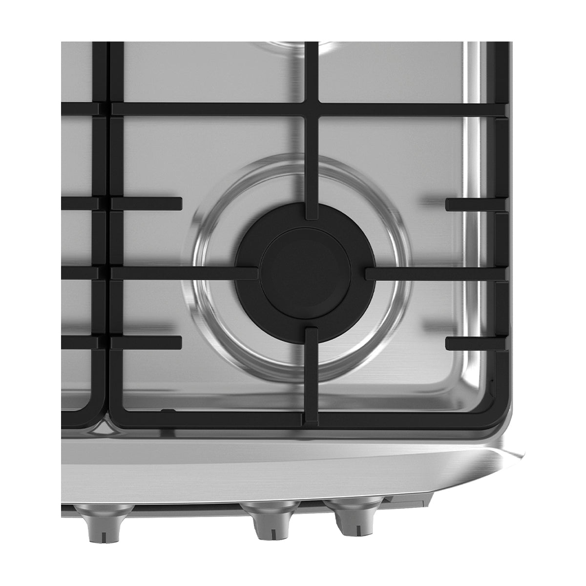 Mabe Estufa a Gas de Acero Inoxidable | Tecnología Ultimate | Tipo Espejo | Easy Clean Pro | Tapa | 24" | 4 Quemadores