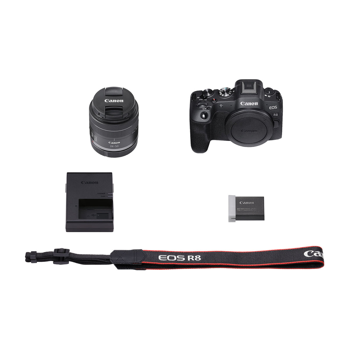 Canon EOS R8 Cámara Digital Mirrorless con Lente 24-50mm IS STM | Full Frame