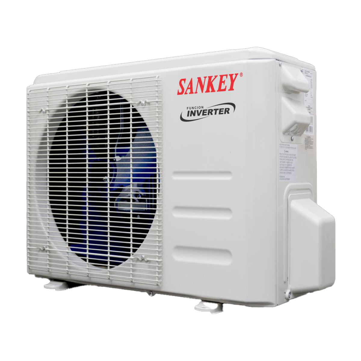 Sankey Aire Acondicionado Split Inverter 12,000 BTU | SEER 23 | WiFi | Alta Eficiencia | Enfriamiento Supremo | Silver Ion | Filtro de Carbon Activo | 220v | White Mirror