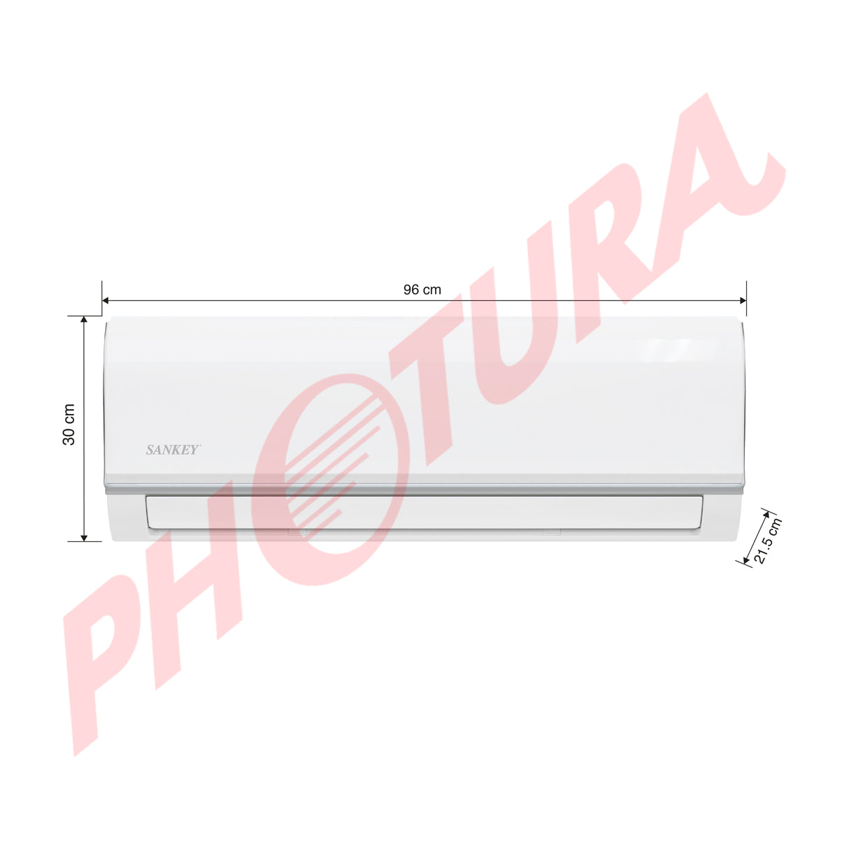 Sankey Aire Acondicionado Split Inverter 17,000 BTU | SEER 19 | Enfriamiento Supremo | Silver Ion | Filtro de Carbón Activo | 220v