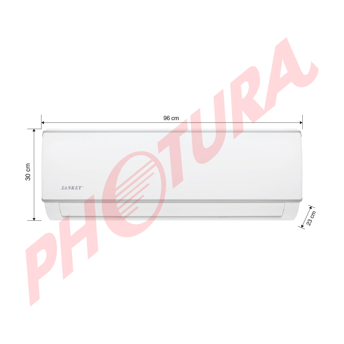 Sankey Aire Acondicionado Split 17,000 BTU | SEER 10.75 | Enfriamiento Supremo | Silver Ion | Filtro de Carbón Activo | 220v