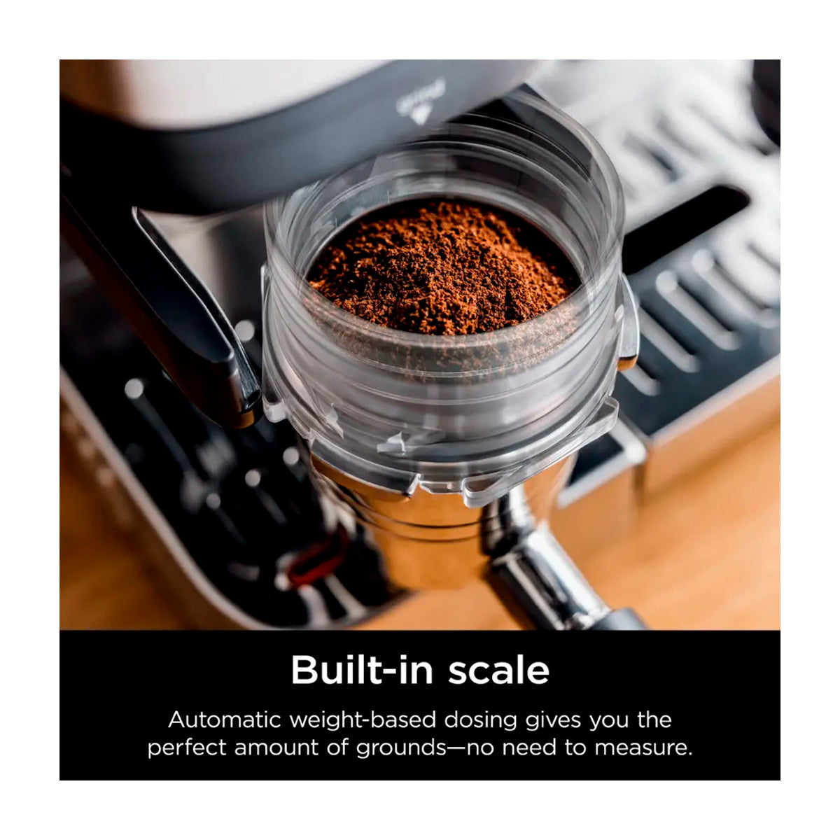 Ninja Luxe Café Premier Cafetera | Espresso | Tecnología Barista Assist | Molino Integrado | Acero Inoxidable