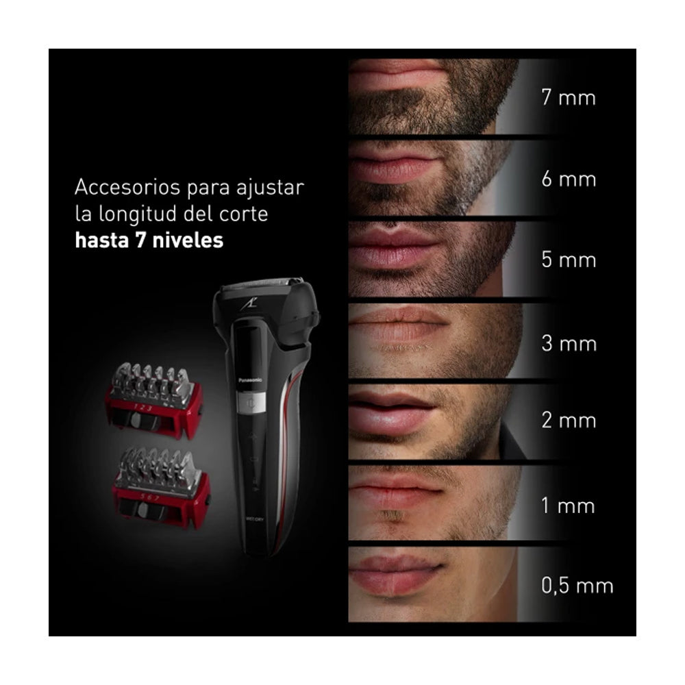 Panasonic Afeitadora Inalámbrica | Recargable | Sensor de Afeitado | Wet & Dry