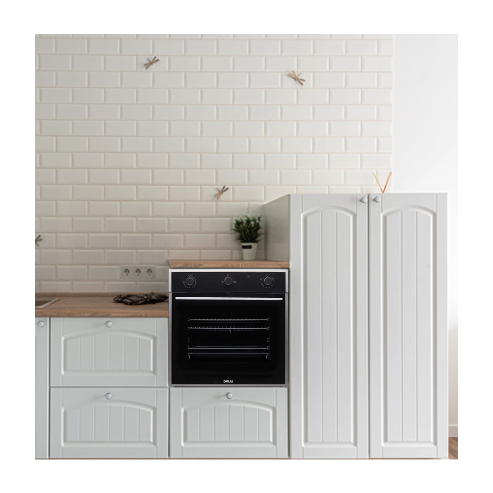 Drija Europa 60 Gas Grill Horno Multifuncional Empotrable a Gas | Puerta de Triple Vidrio | 250°C