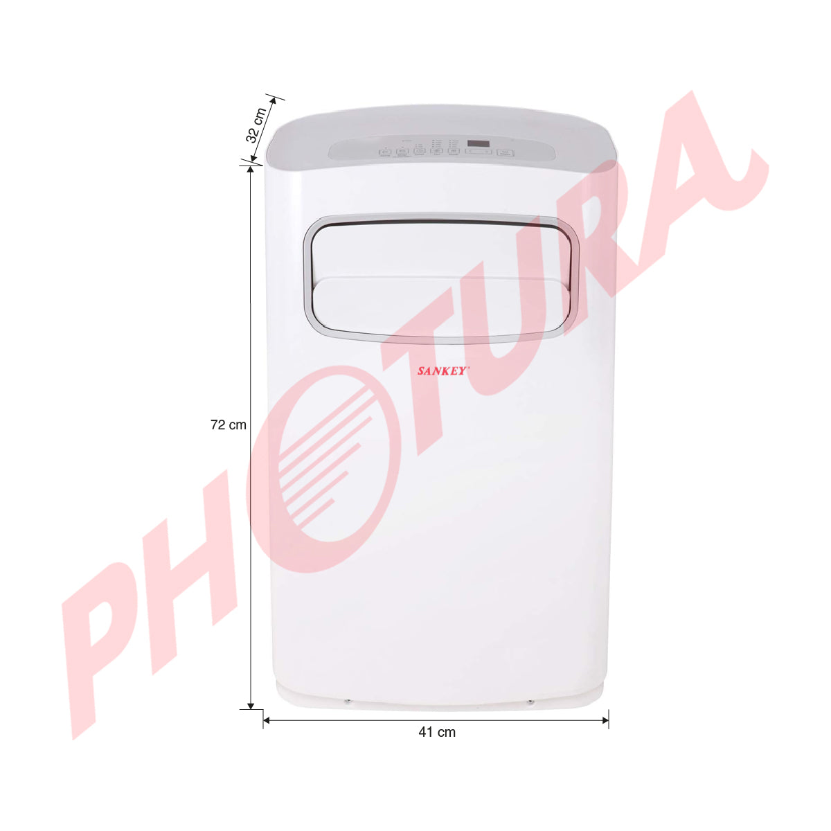 Sankey Aire Acondicionado Portátil 12,000 BTU | Enfriamiento Supremo | Silver Ion | Filtro de Carbon Activo | 110v