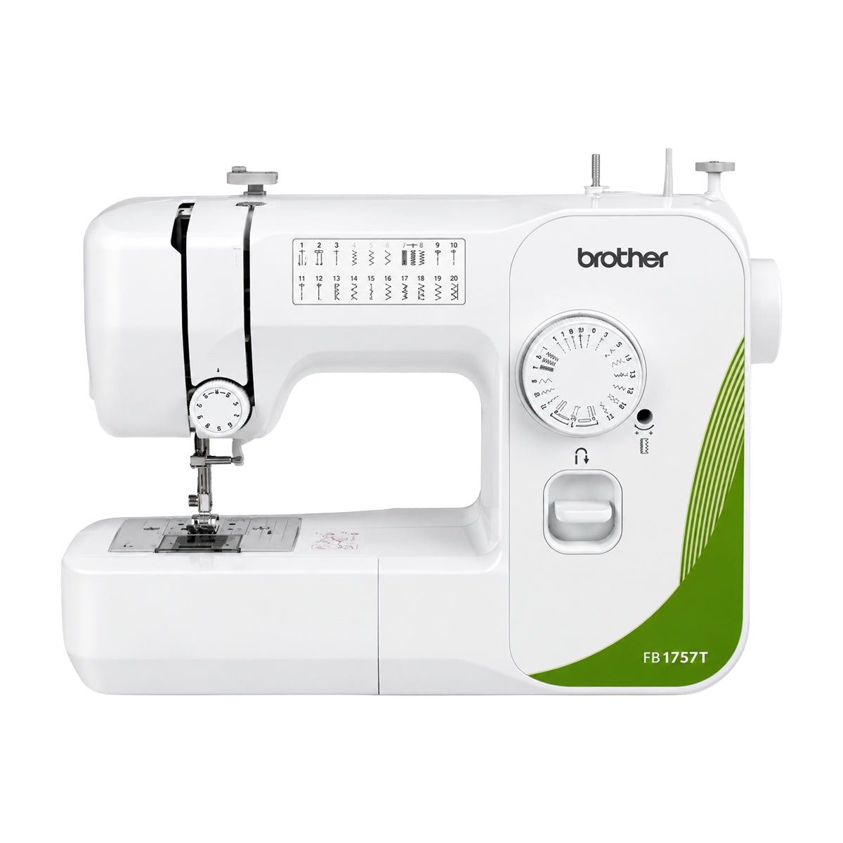 Brother Máquina de Coser de 17 Puntadas | Ojal de 4 Pasos | Blanco