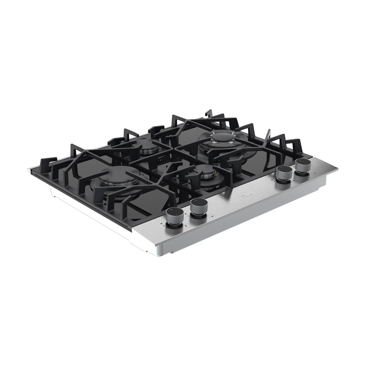 Drija Ferrara 60 Pro Estufa Empotrable a Gas de Vidrio Templado / Acero Inoxidable | 4 Quemadores | 4 Válvulas de Seguridad