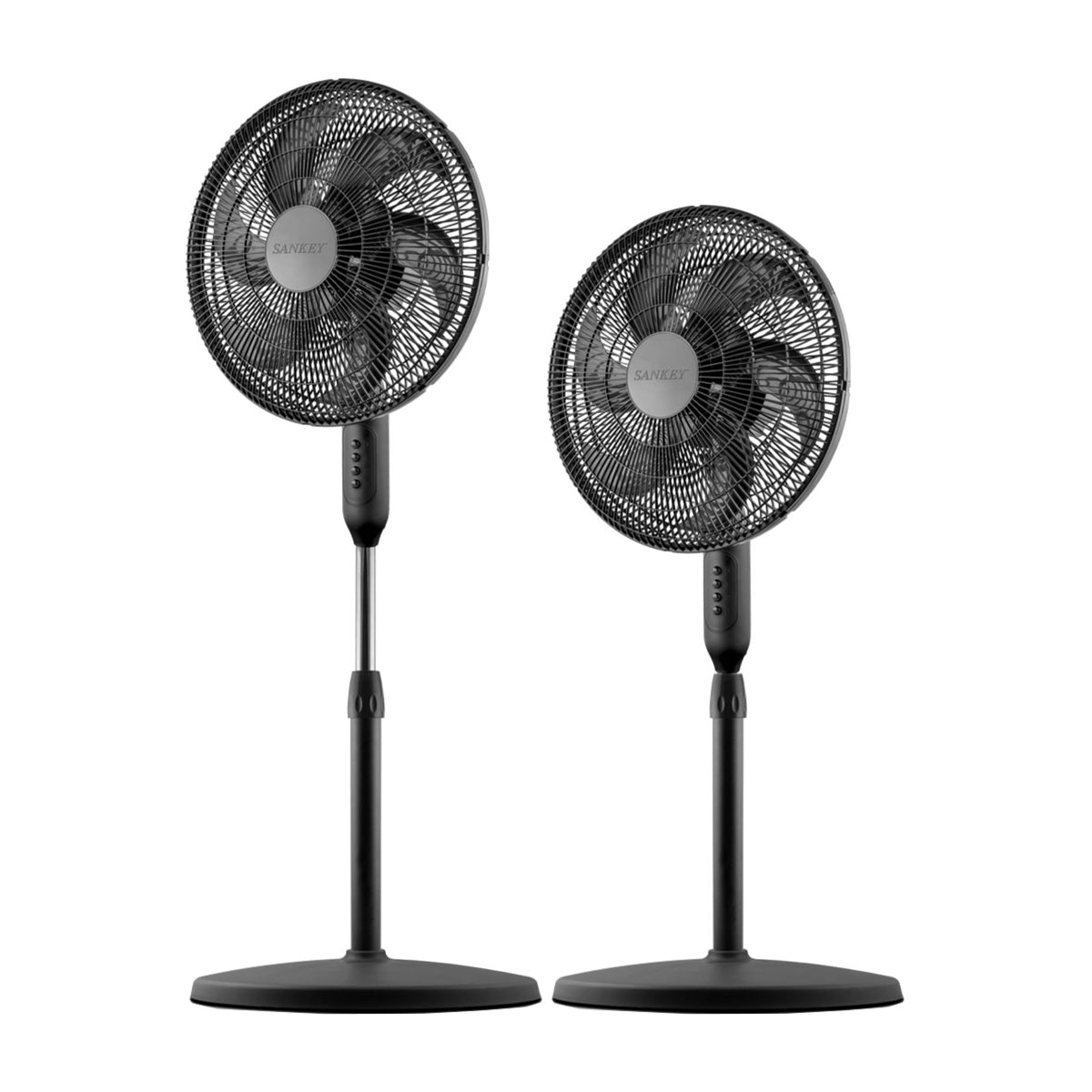 Sankey Abanico de Pedestal de 16" | 3 Velocidades | Negro