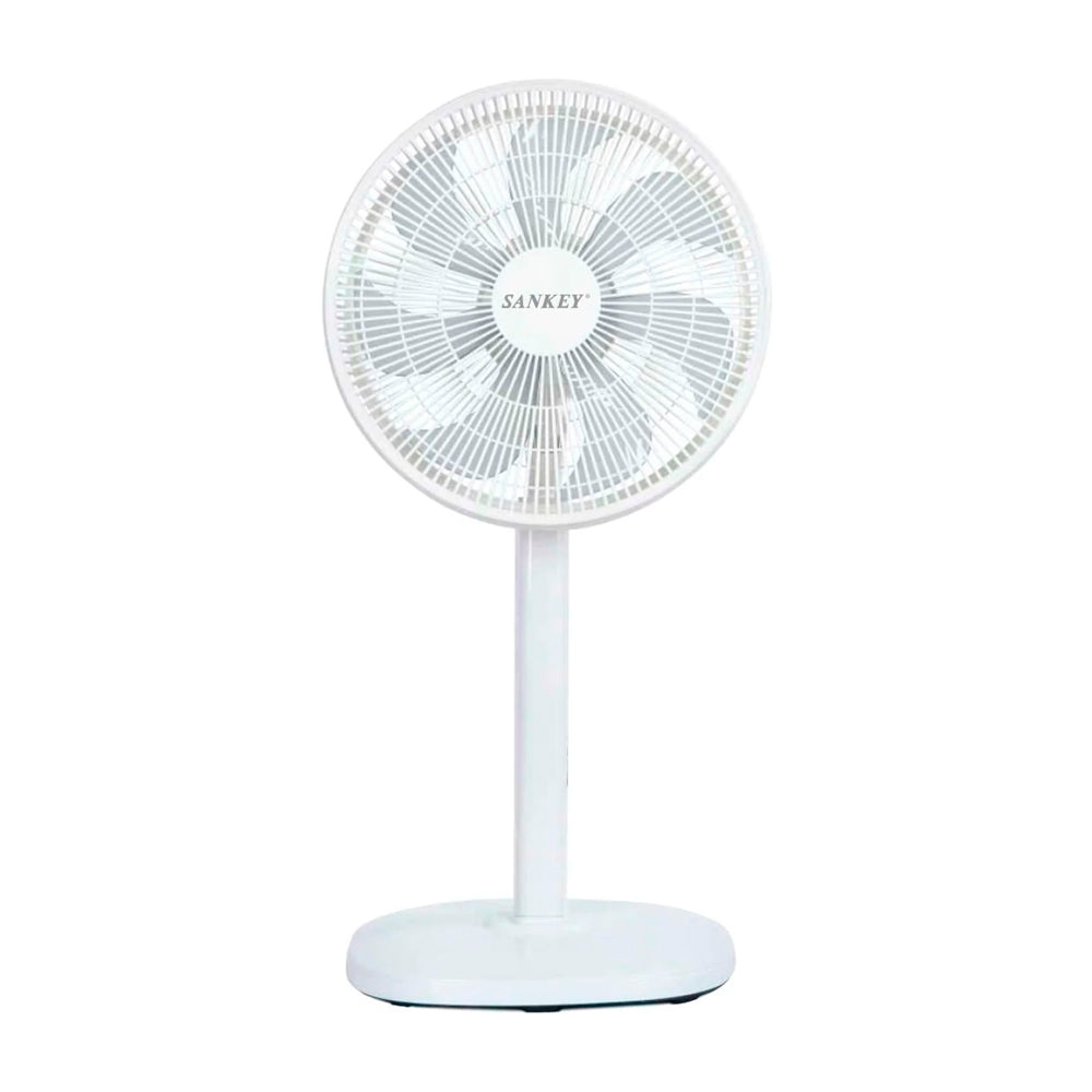 Sankey Abanico 2-en-1 de Pedestal / Piso de 16" | 3 Velocidades | Temporizador | Blanco
