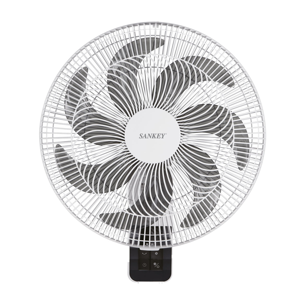 Sankey Abanico de Pared de 16" | Control Remoto | 3 Velocidades | Blanco