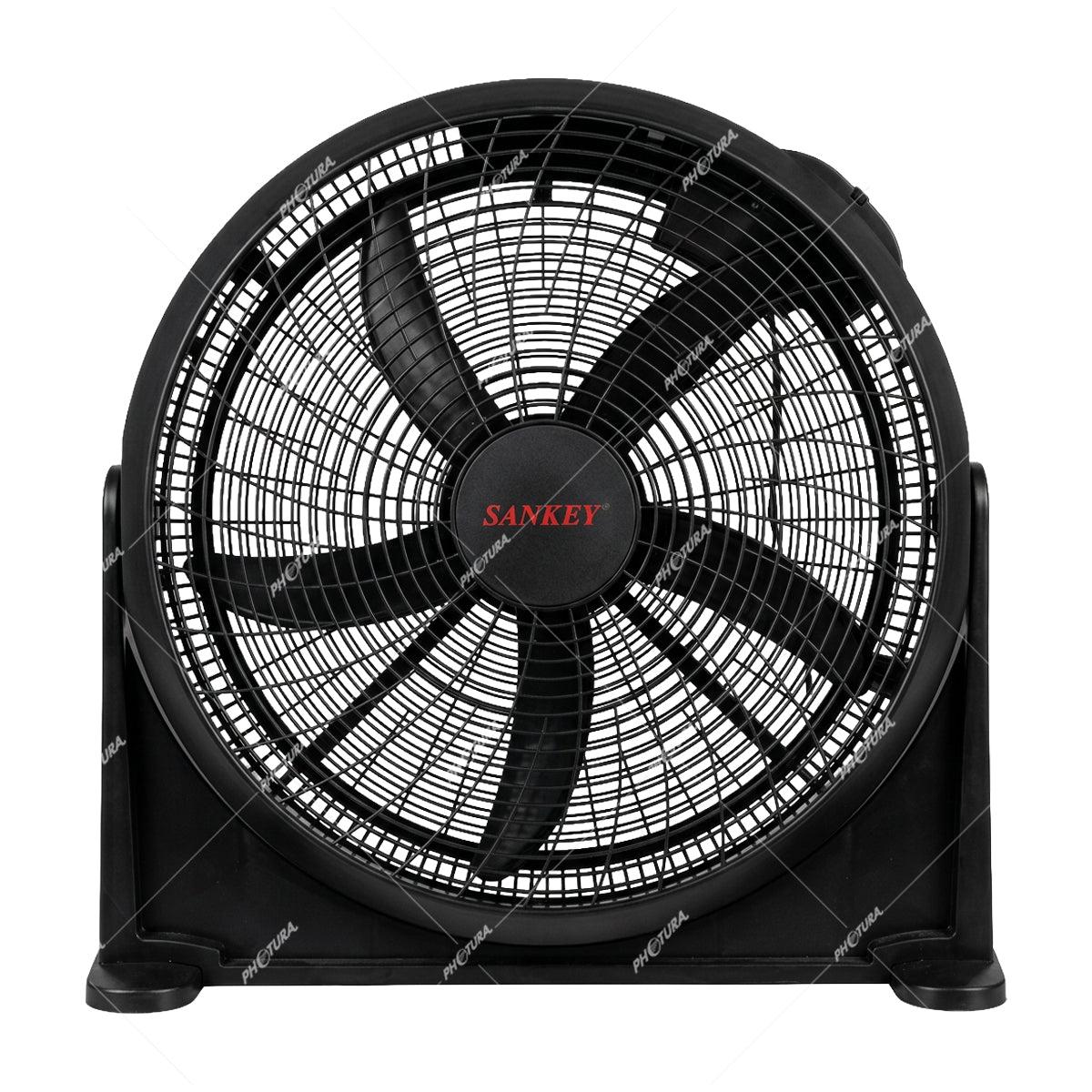 Sankey Abanico 2-en-1 de Mesa / Piso de 20" | 3 Velocidades | Negro
