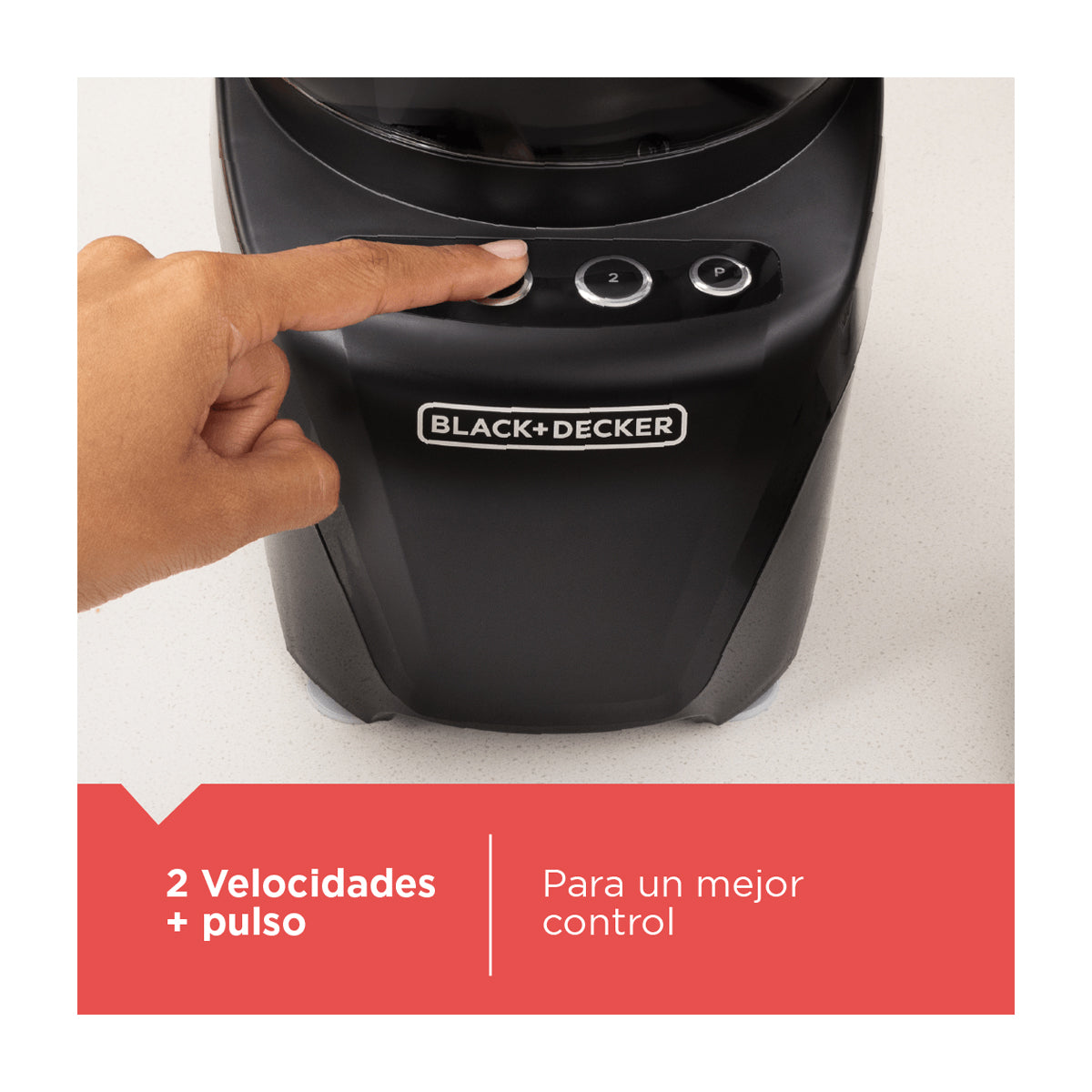 Black & Decker Procesador de Alimentos de 8 Tazas | 2 Velocidades | Hoja en S | 850W | Negro