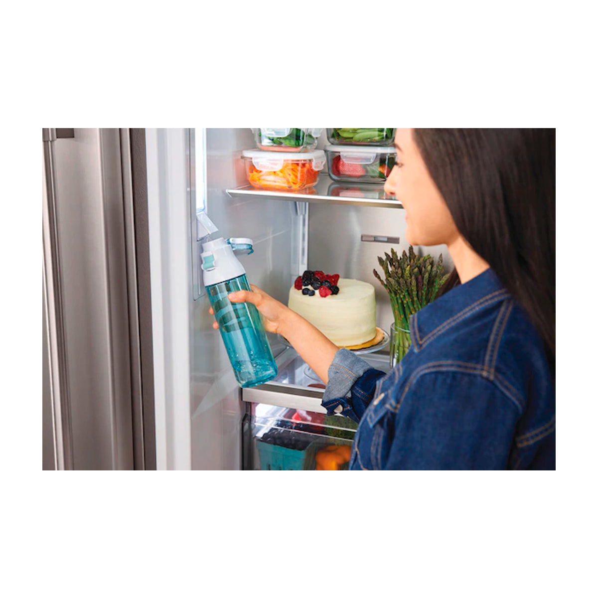 Frigidaire Professional Refrigeradora y Congelador Gemelas | EvenTemp Cooling | SpaceWise | Ice Maker | Sabbath Mode | Dispensador de Agua | 38p3
