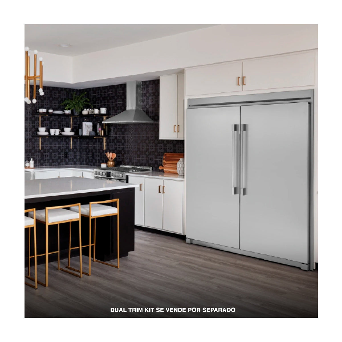 Frigidaire Professional Refrigeradora y Congelador Gemelas | EvenTemp Cooling | SpaceWise | Ice Maker | Sabbath Mode | Dispensador de Agua | 38p3