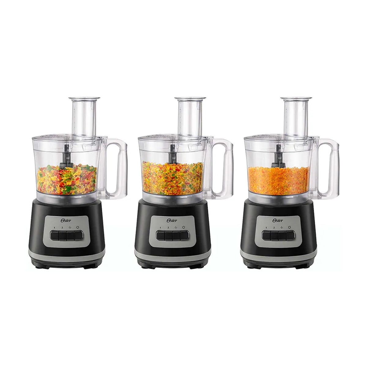 Oster FPSTFP1455 Procesador de Alimentos de 10 Tazas | Función de Pulso | 500W | Negro