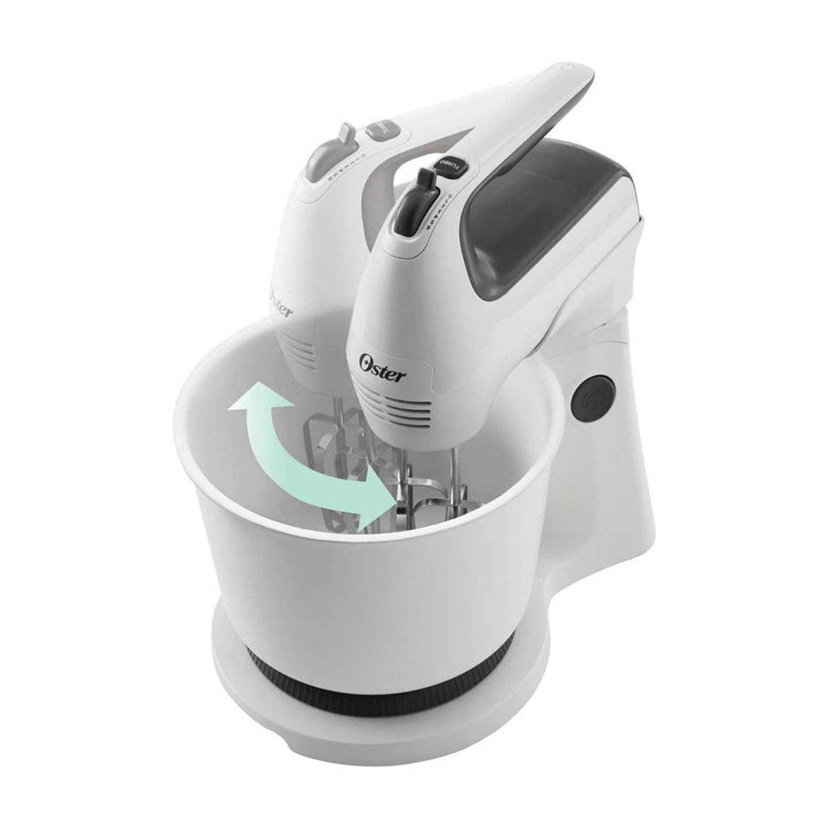 Oster FPSTHS3610 Batidora de Pedestal / Mano de 6 Velocidades | 3.7L | 250W | Blanco