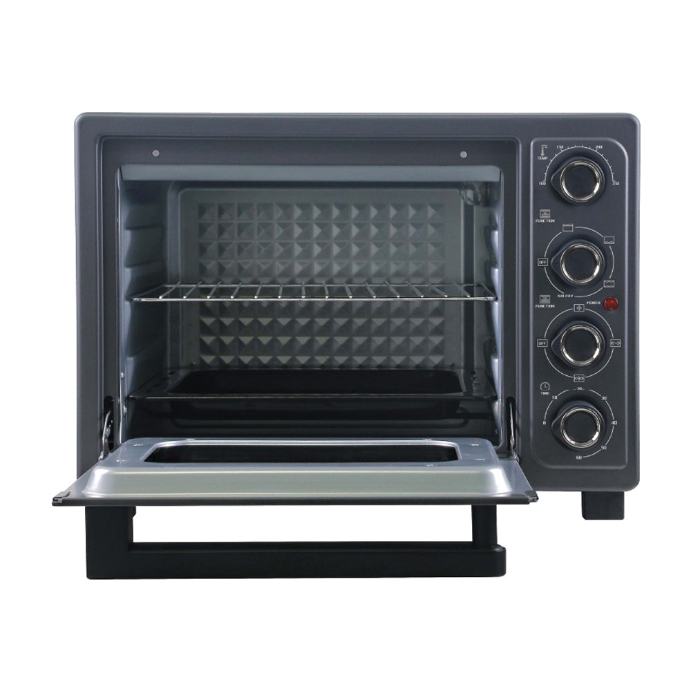 Sankey Horno Eléctrico de 48L | Freidora de Aire | Convección | Temporizador | 1600W | Negro