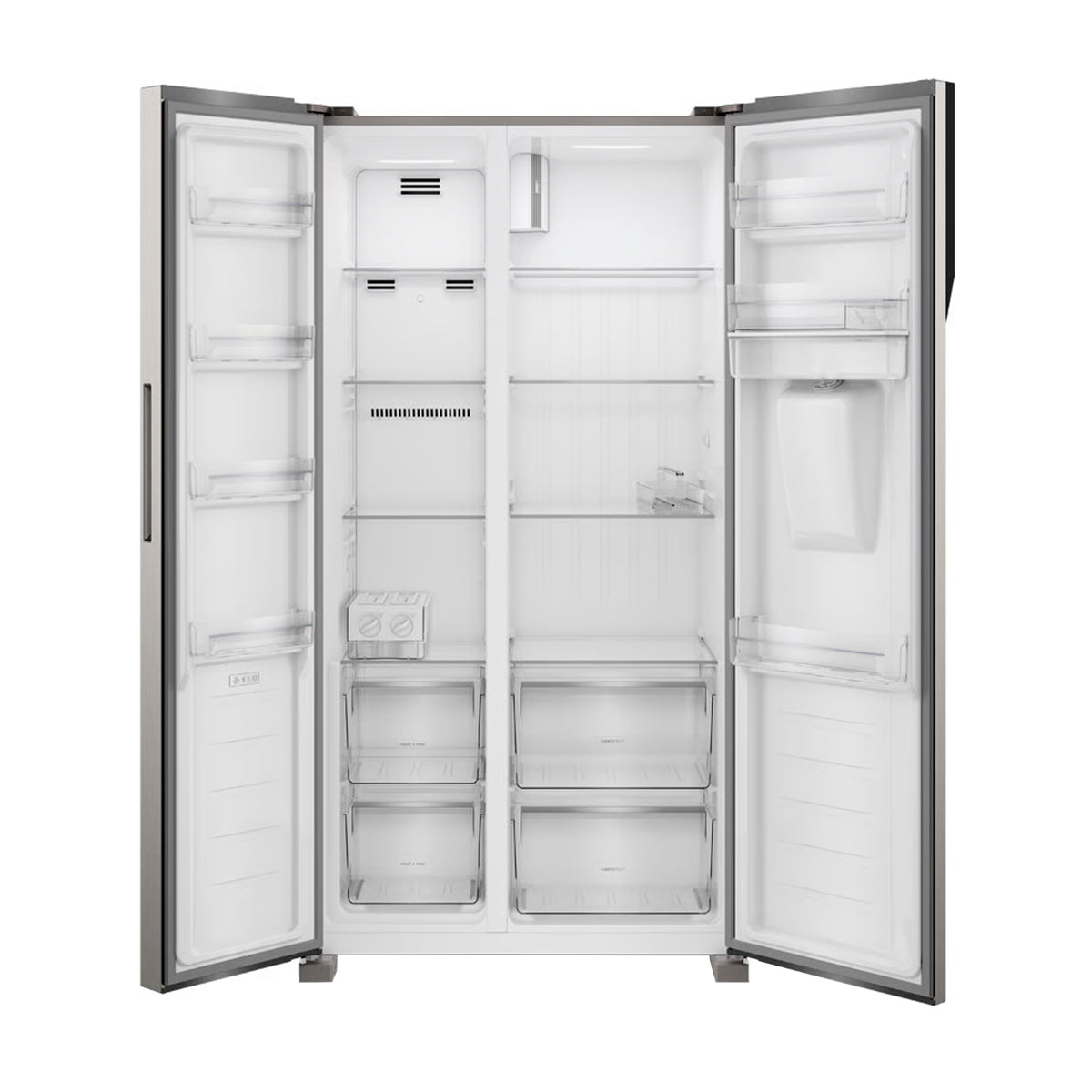 Frigidaire Refrigeradora Side By Side Inverter | Tecnologia Autosense | Panel Digital | Dispensador de Agua | 15.5p3