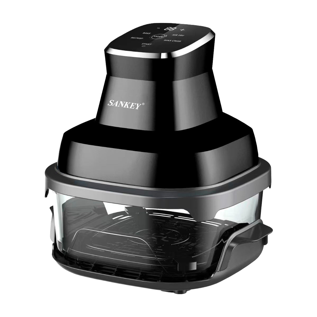 Sankey Freidora de Aire | 4L | Visión de Cocción | Fácil Limpieza | Negro