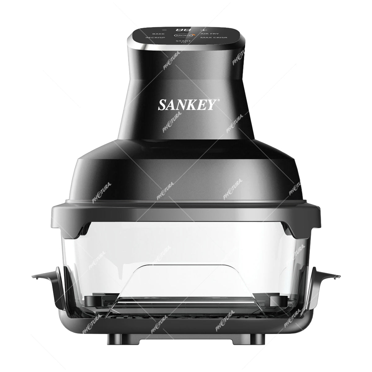 Sankey Freidora de Aire | 4L | Visión de Cocción | Fácil Limpieza | Negro