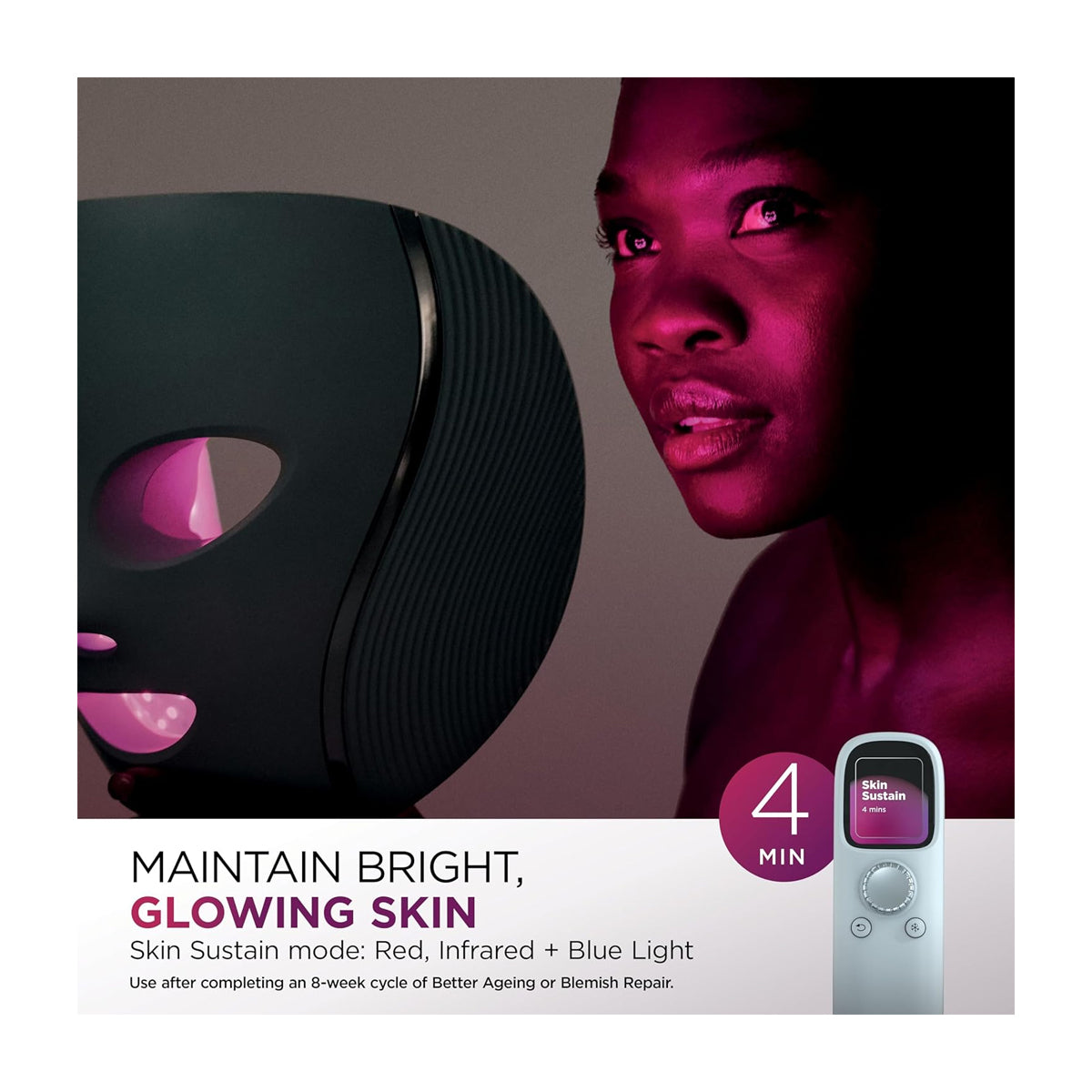 Shark CryoGlow Máscara Facial | InstaChill | Skin Sustain | Better Ageing | Blemish Repair