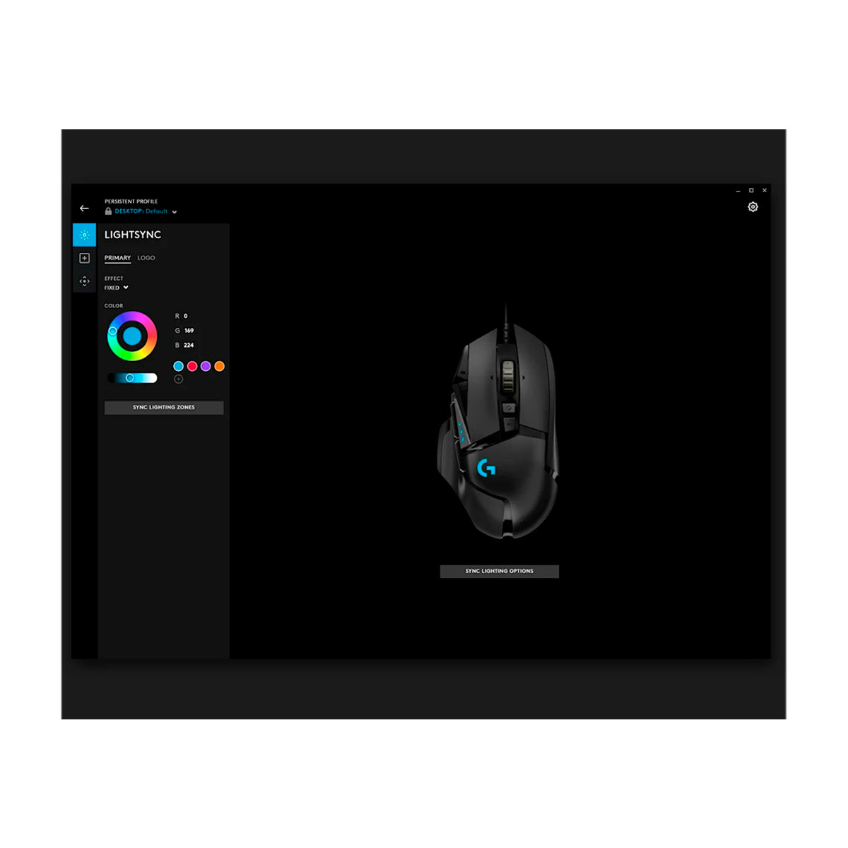 Logitech G502 HERO Mouse Gaming de Cable | RGB | Memoria Integrada | 25,600 DPI | Negro