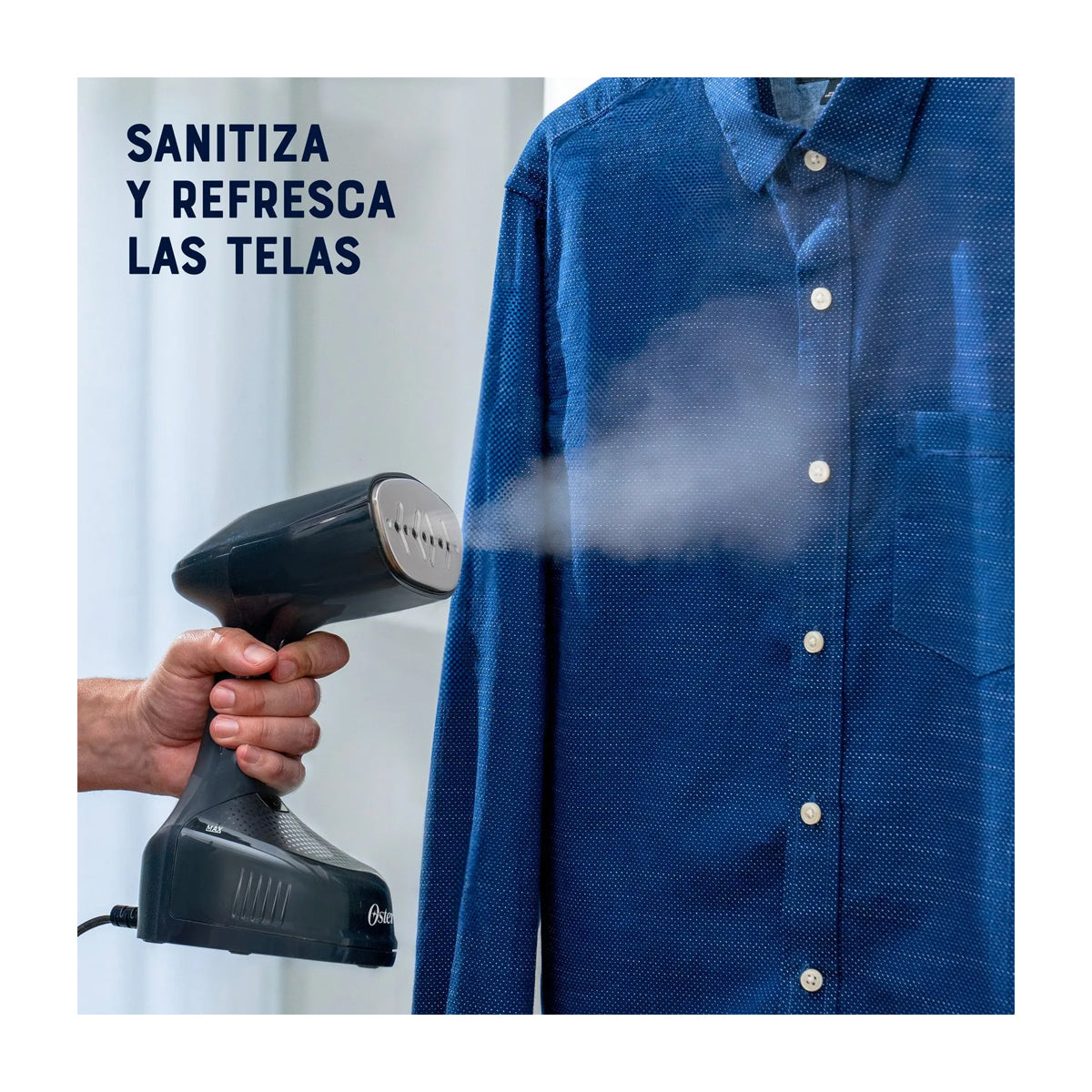 Oster GCSTES101 Vaporizador de Prendas | 15 Minutos de Vapor Continuos | Negro