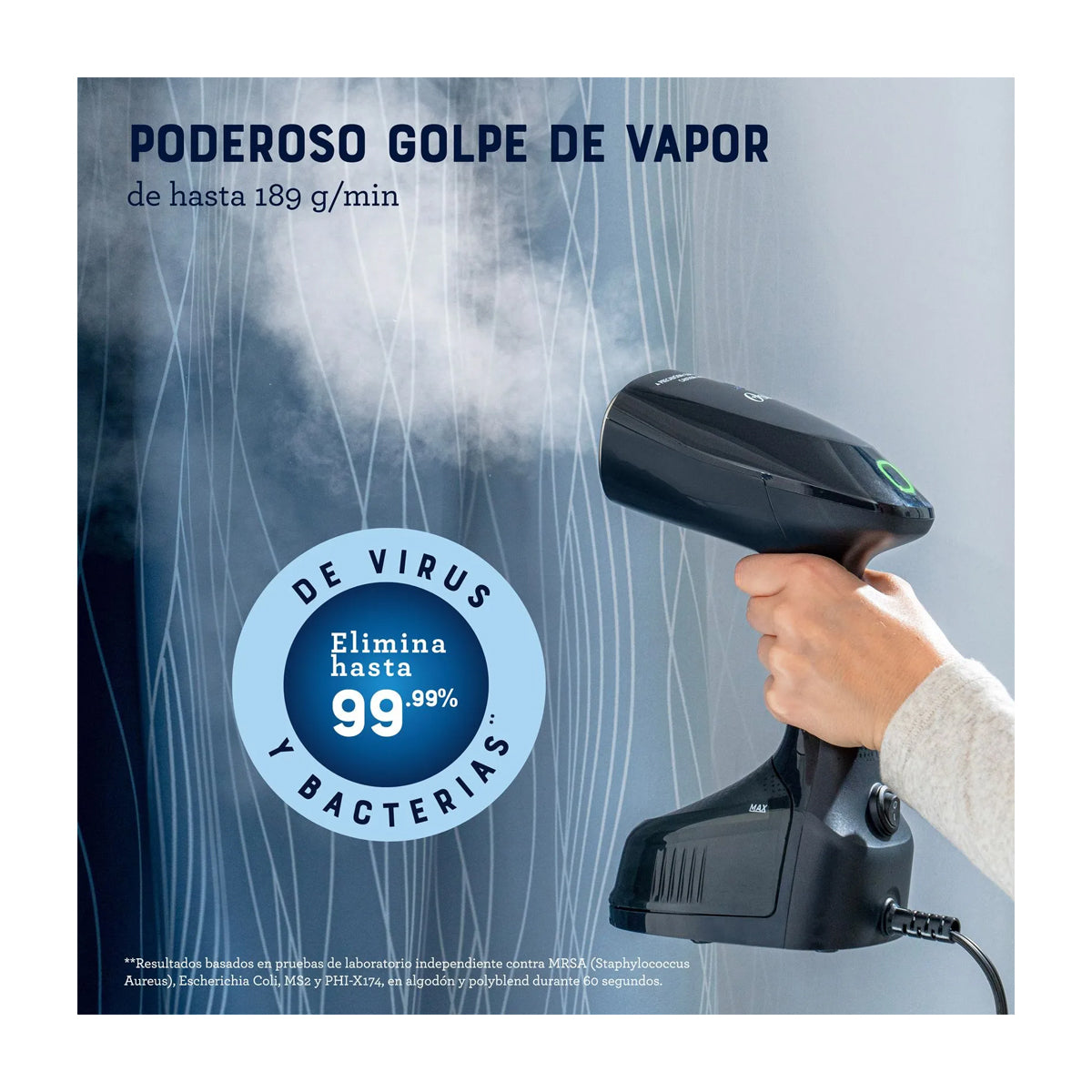 Oster GCSTES101 Vaporizador de Prendas | 15 Minutos de Vapor Continuos | Negro