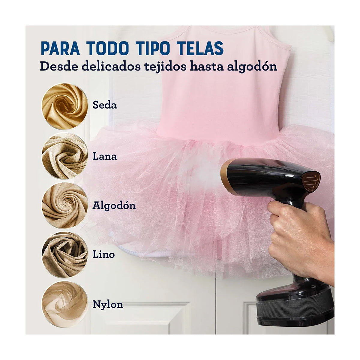 Oster GCSTFS300 Vaporizador de Prendas | 15 Minutos de Vapor Continuo | Negro