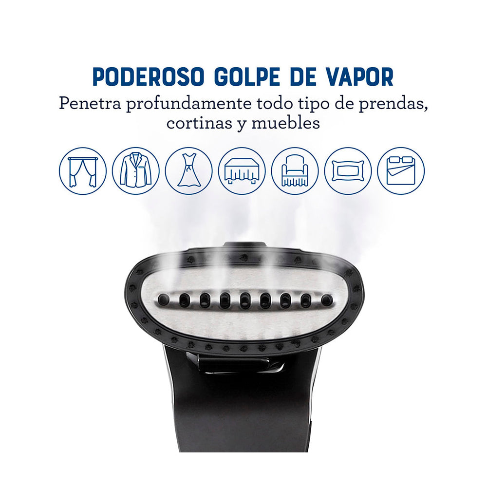 Oster GCSTGS7000 Vaporizador de Prendas de Pedestal | 360° | 1.5L | Negro
